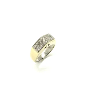 1/2 Ctw Pavé Diamond Cutout Ring