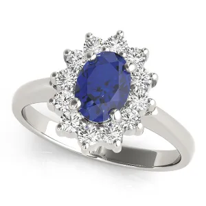 14K Precious Stone Diamond Ring