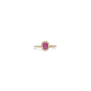 18k Oval Ruby Ring