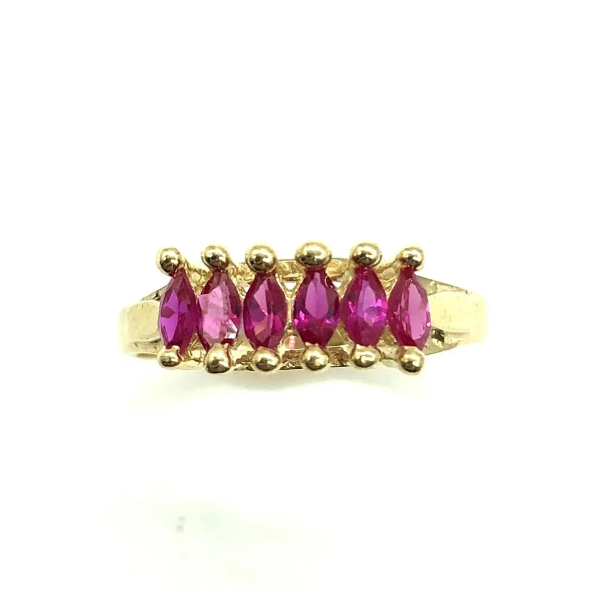 6 Stone Ruby Ring