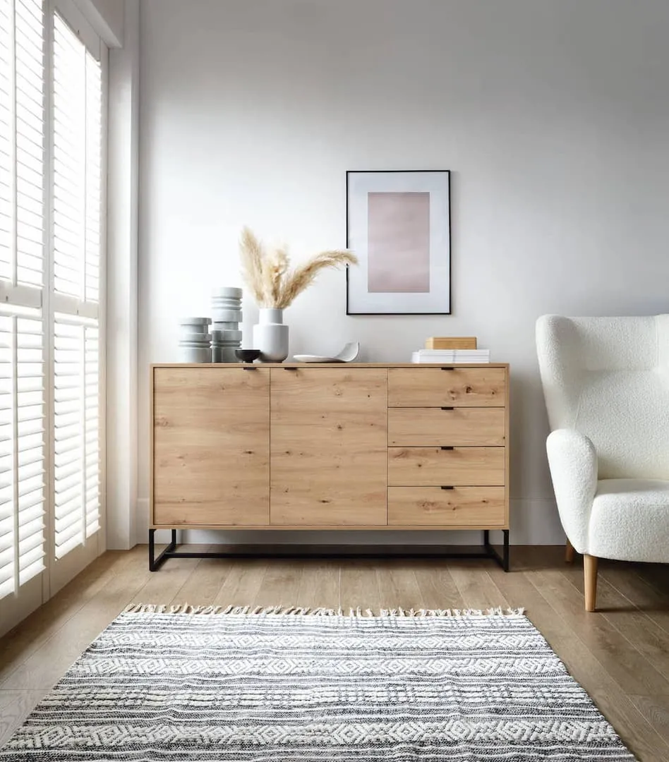 Amber Large Sideboard Cabinet 153cm