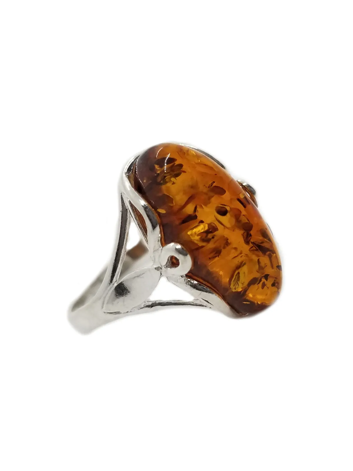 Amber Twist Ring