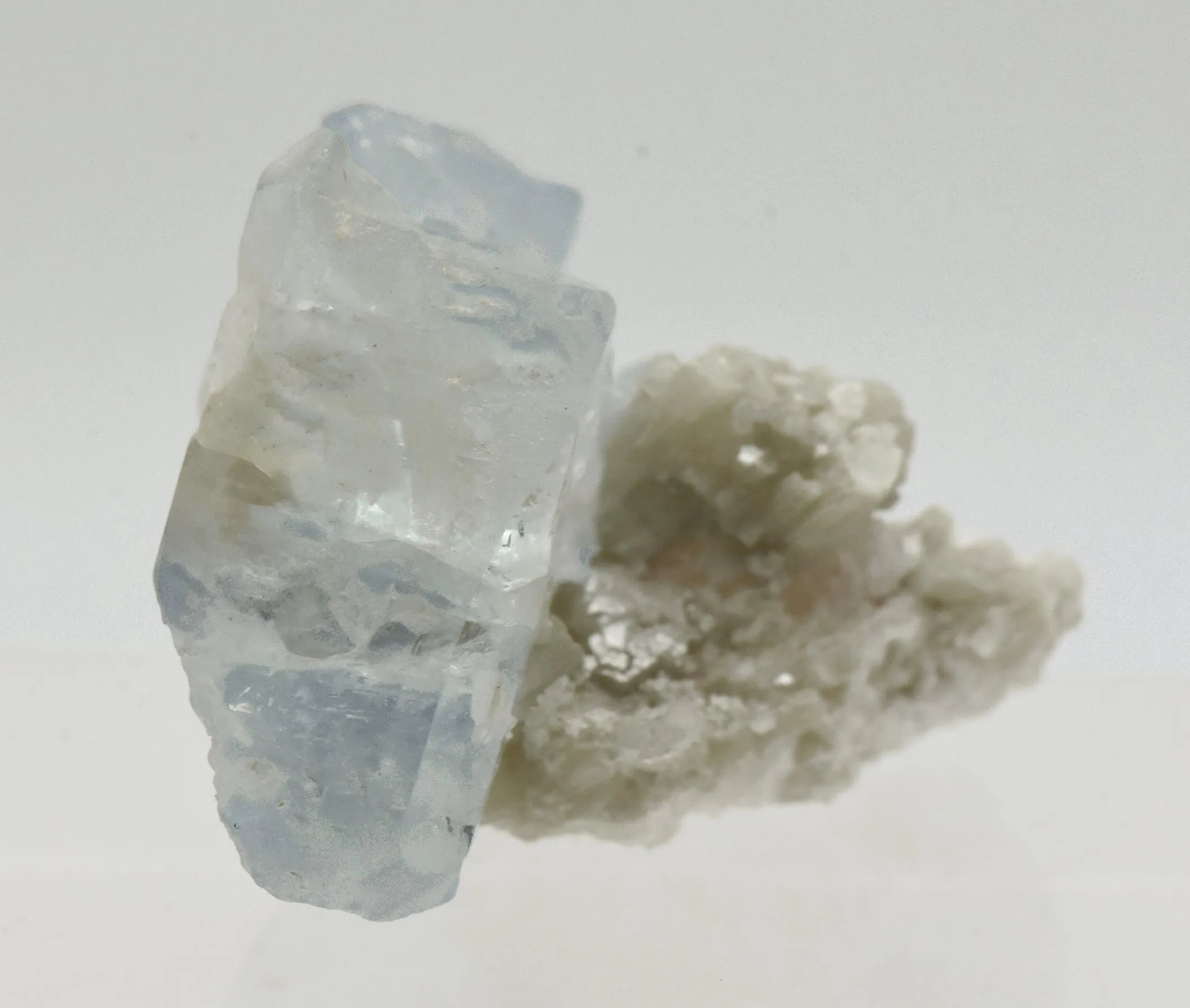 Aquamarine Crystal on Mica Mineral Specimen - Pakistan