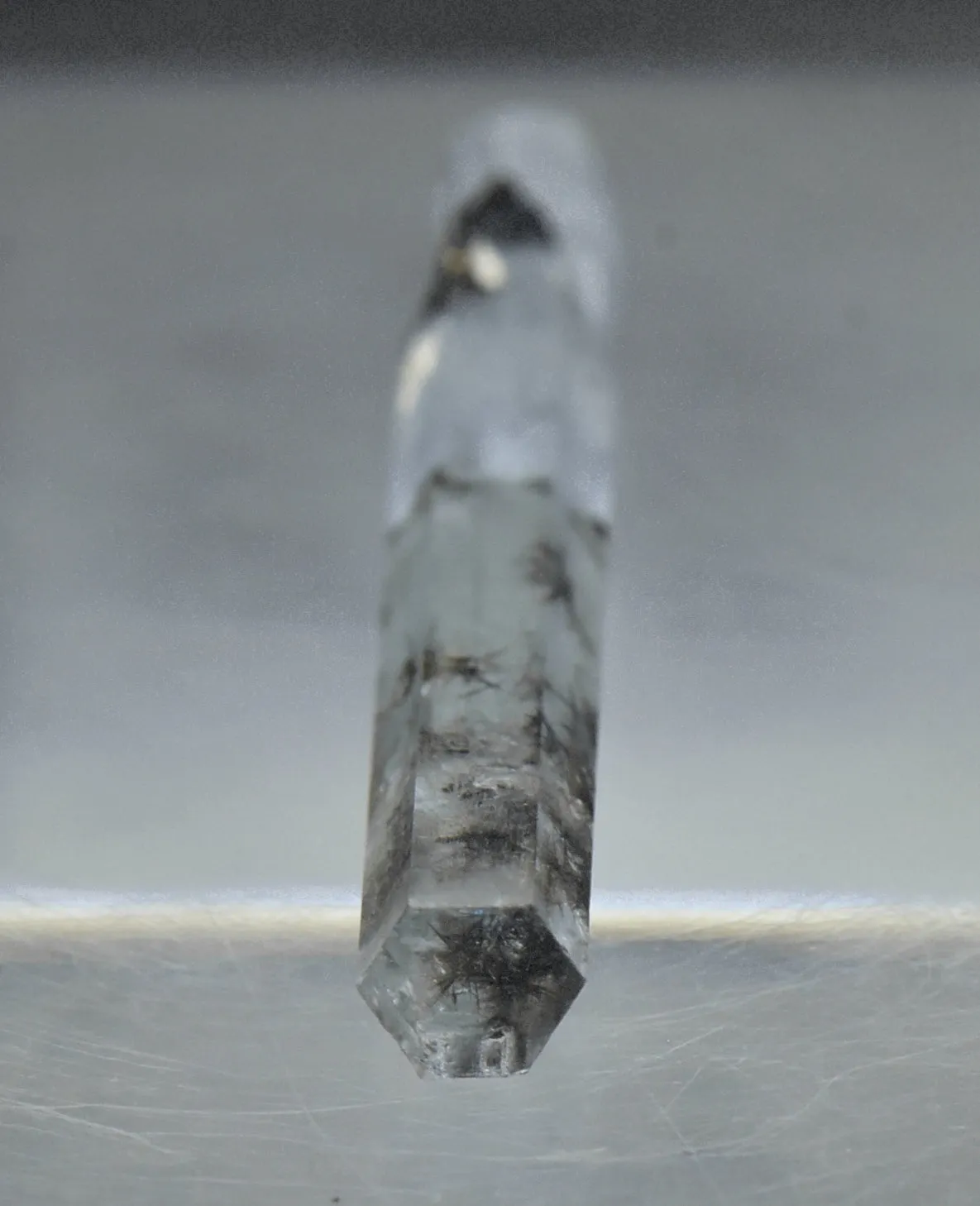 Aquamarine Crystal with Rutile Mineral Specimen - Pakistan