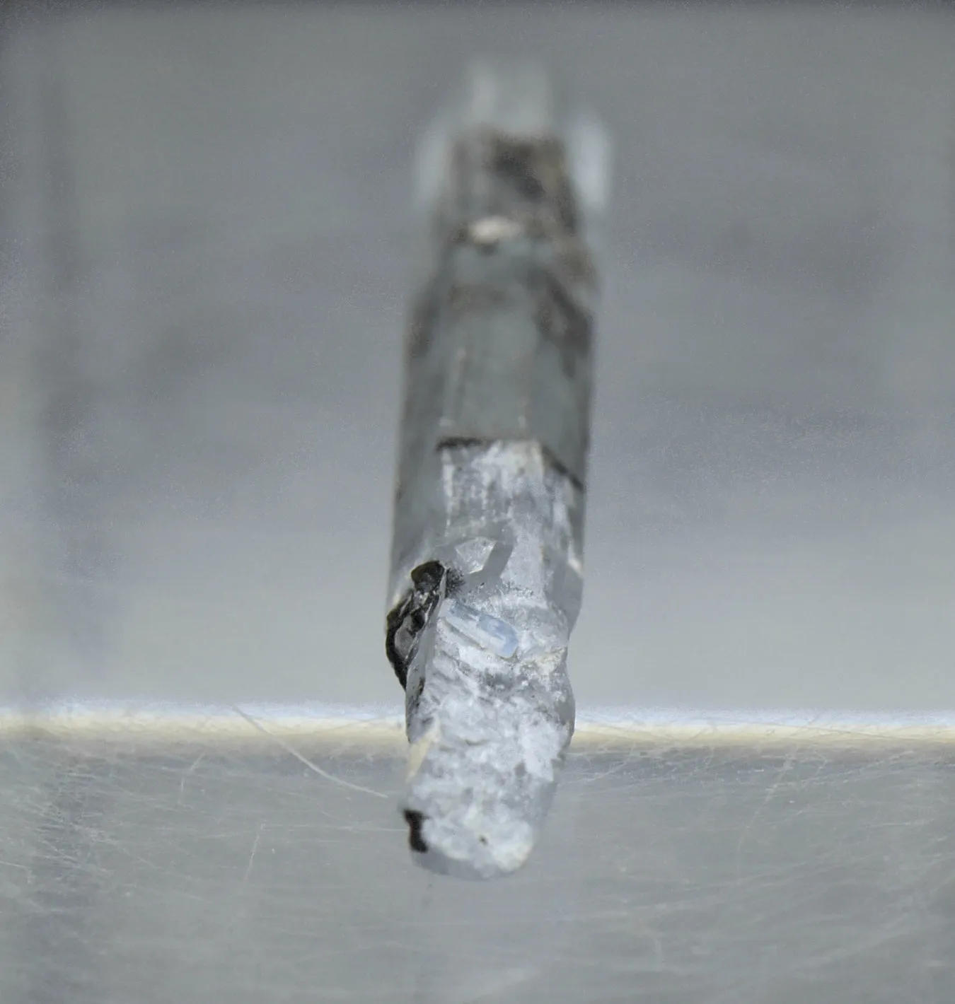 Aquamarine Crystal with Rutile Mineral Specimen - Pakistan