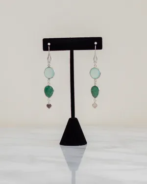 Aquamarine Tear Drop Earrings