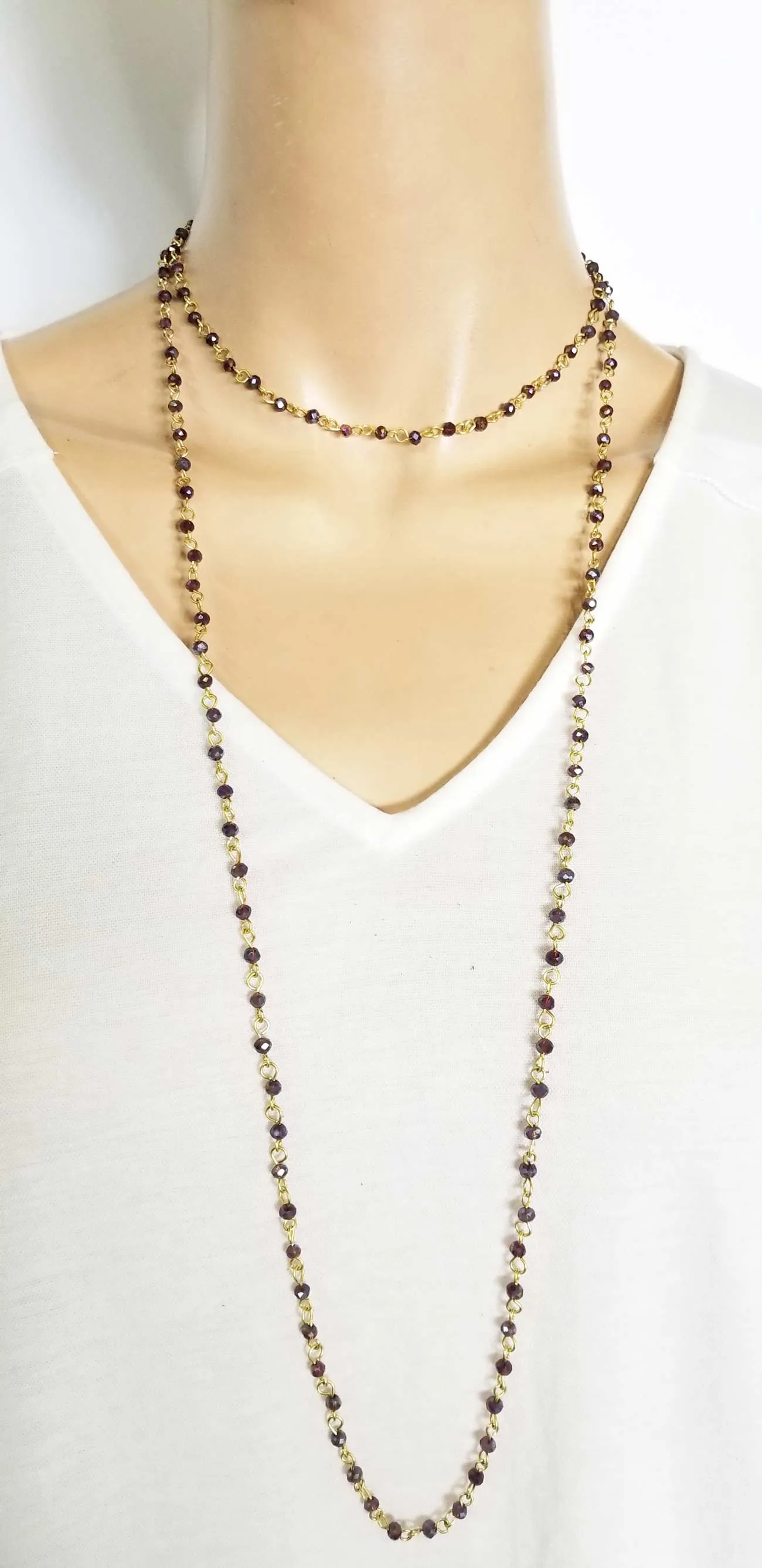 Beaded Long Necklace