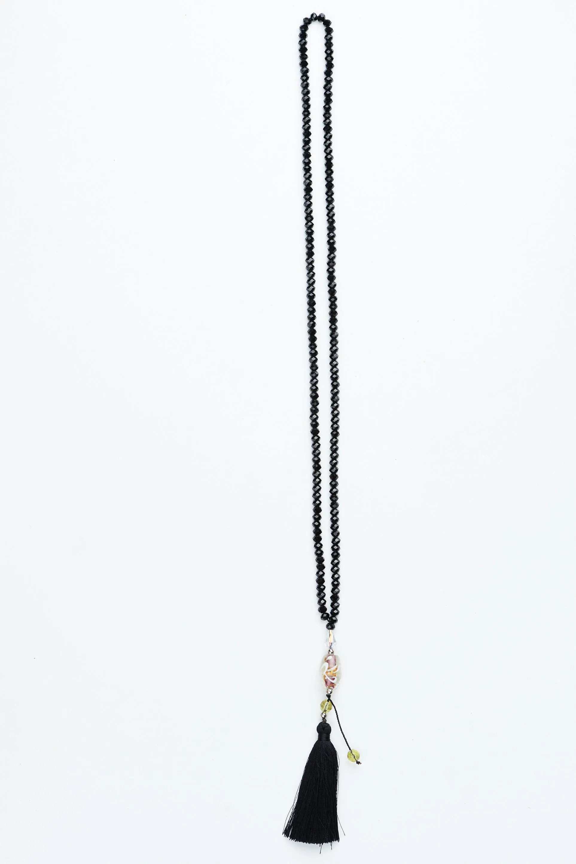 Black Tassel Necklace