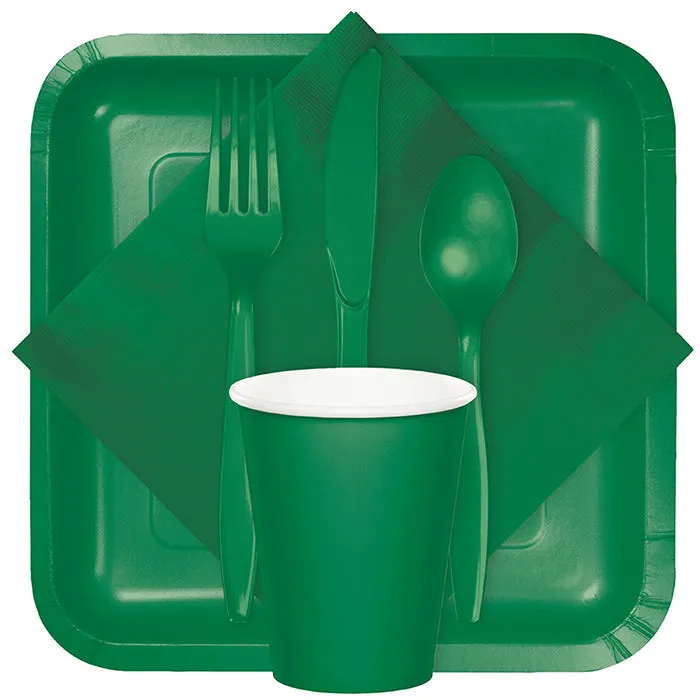 Bulk Emerald Green Plastic Spoons (288 per Case)