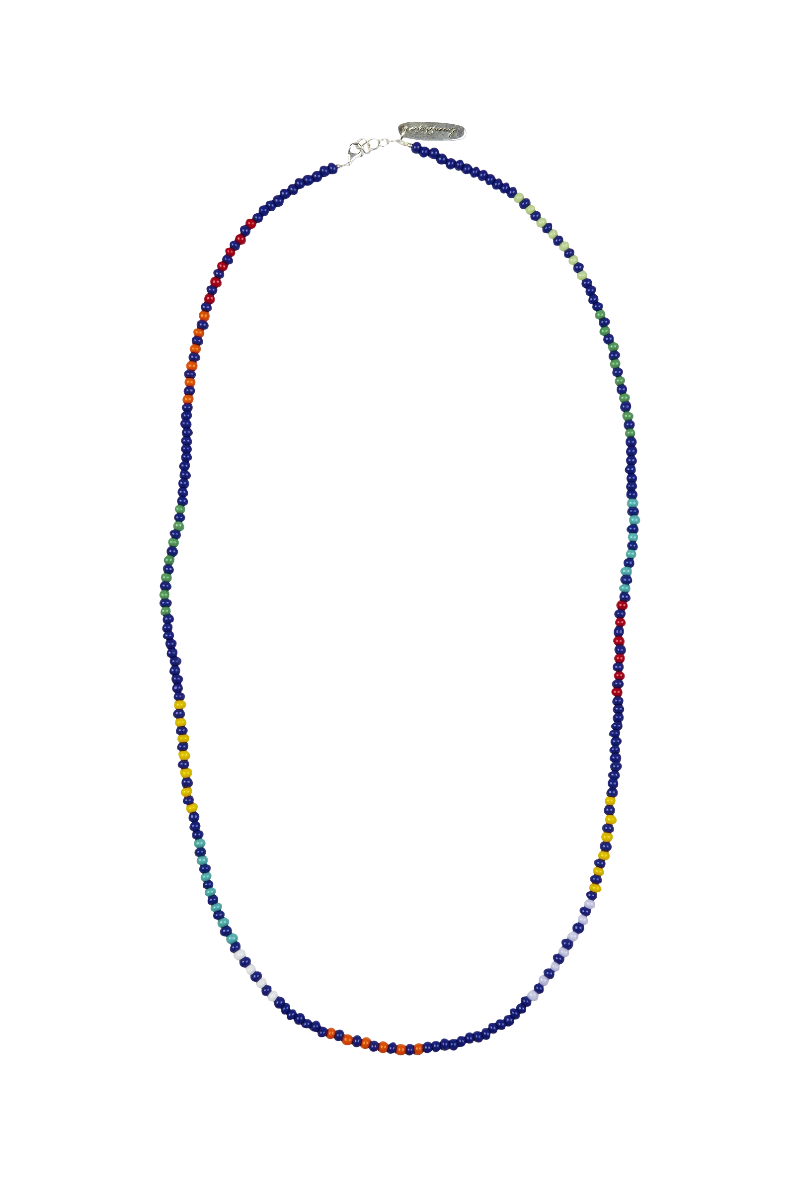 Bunny Shapiro Beaded Blue Necklace