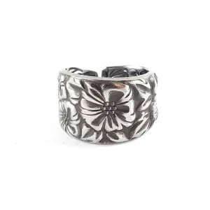 Cambridge Floral Stainless Steel Spoon Ring