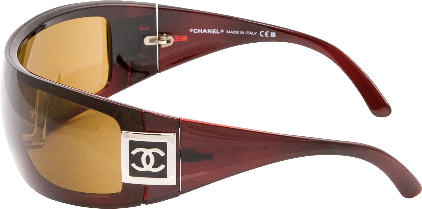 Chanel Logo Shield Sunglasses