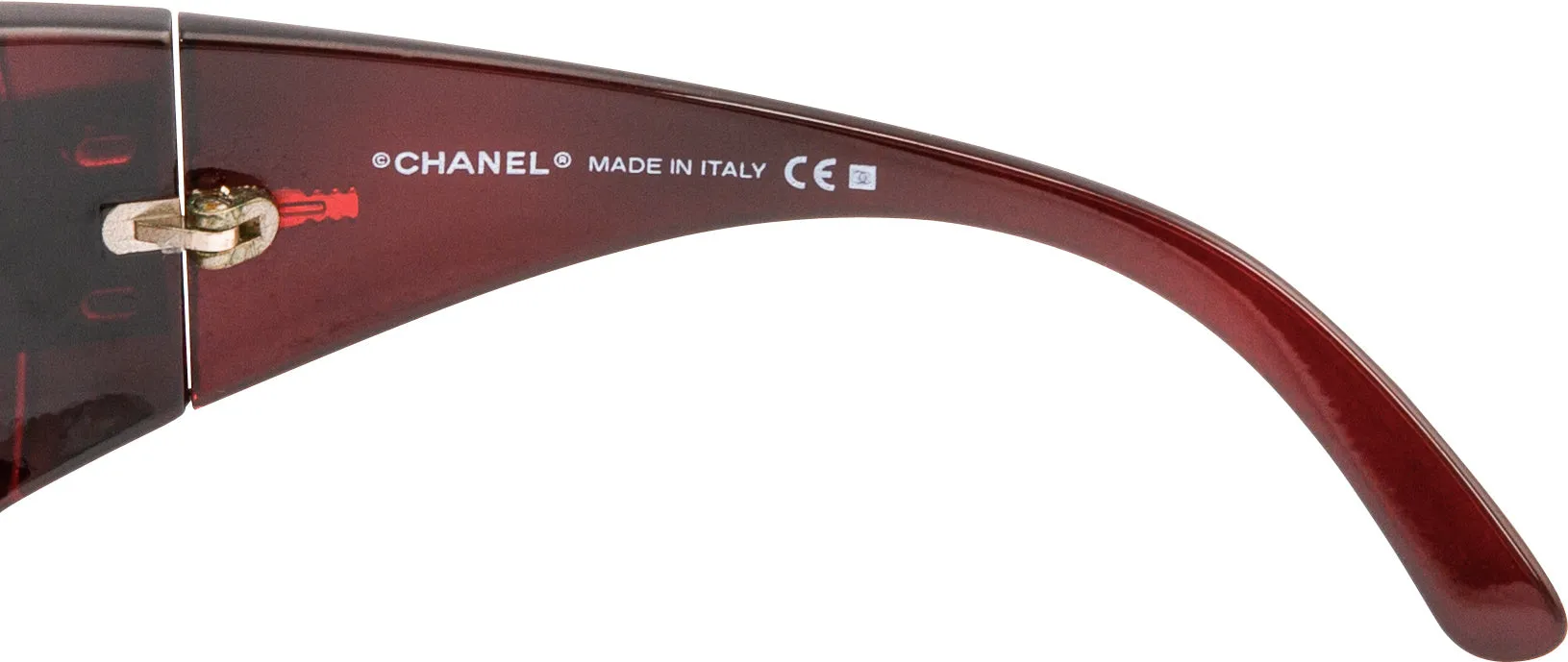 Chanel Logo Shield Sunglasses