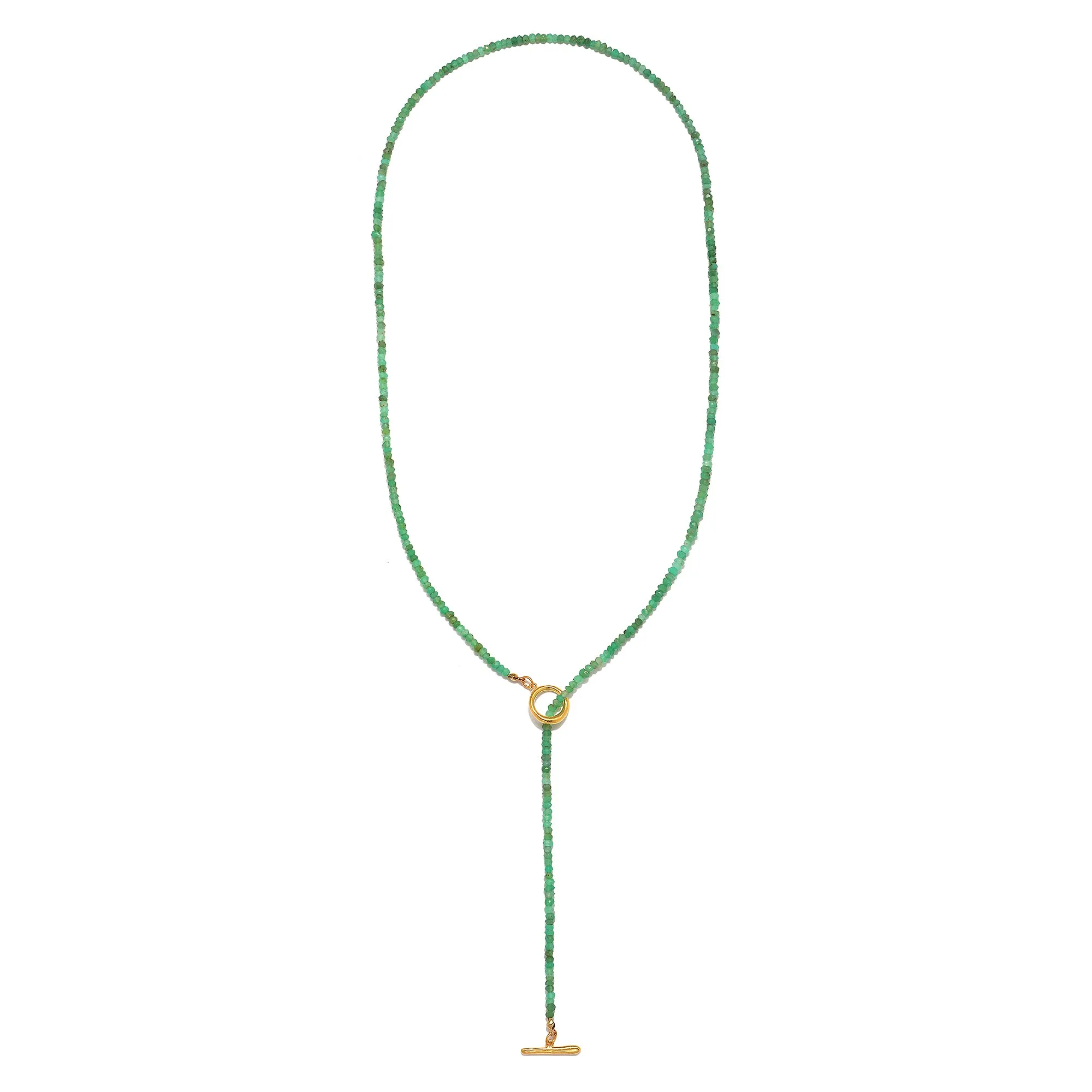 Chrysoprase Convertible Beaded Necklace