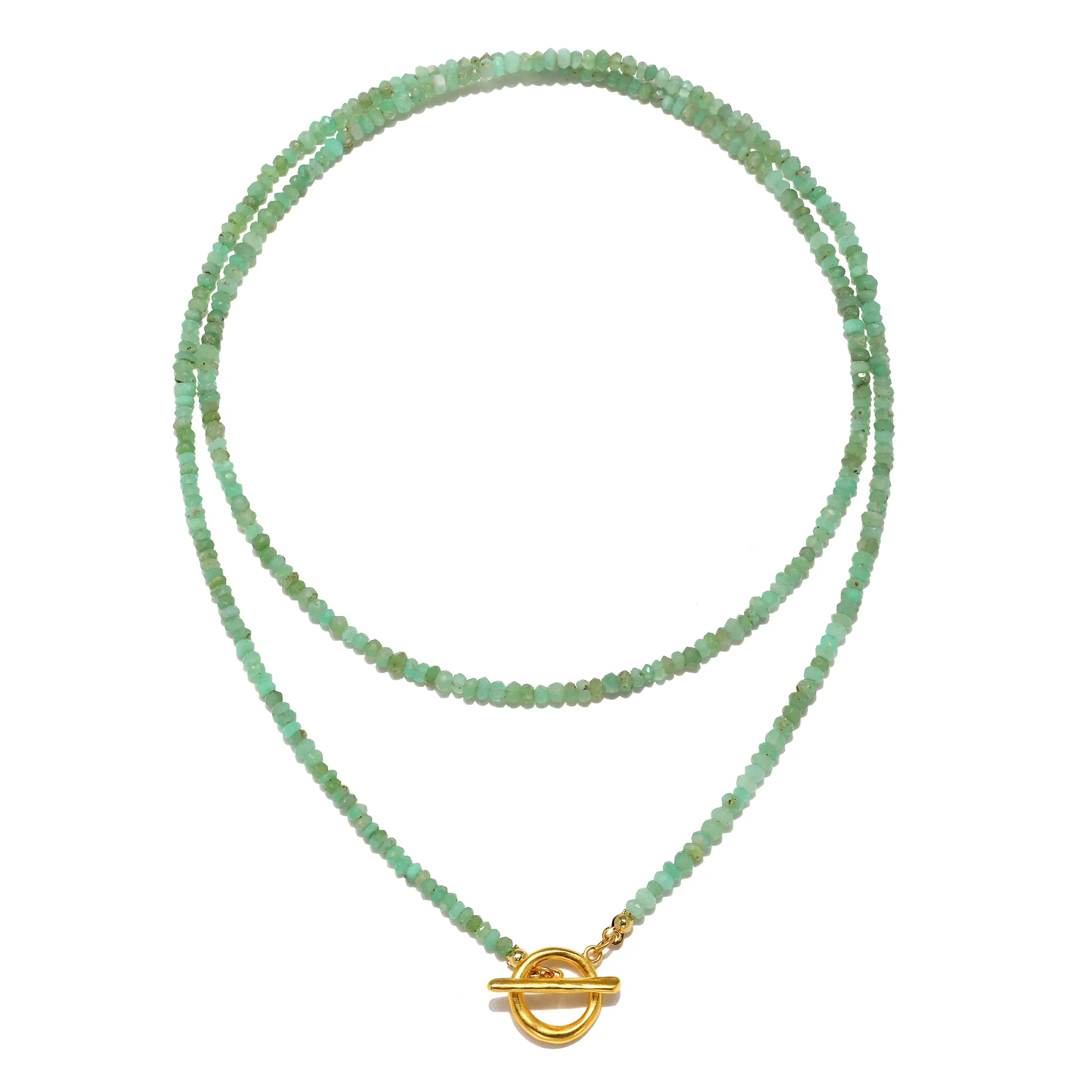 Chrysoprase Convertible Beaded Necklace