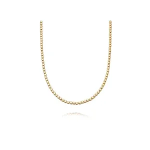 Chunky Beaded 18ct Gold Plated Necklace RN01_GP