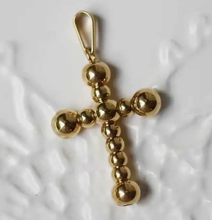 DSO Beaded Cross Charm