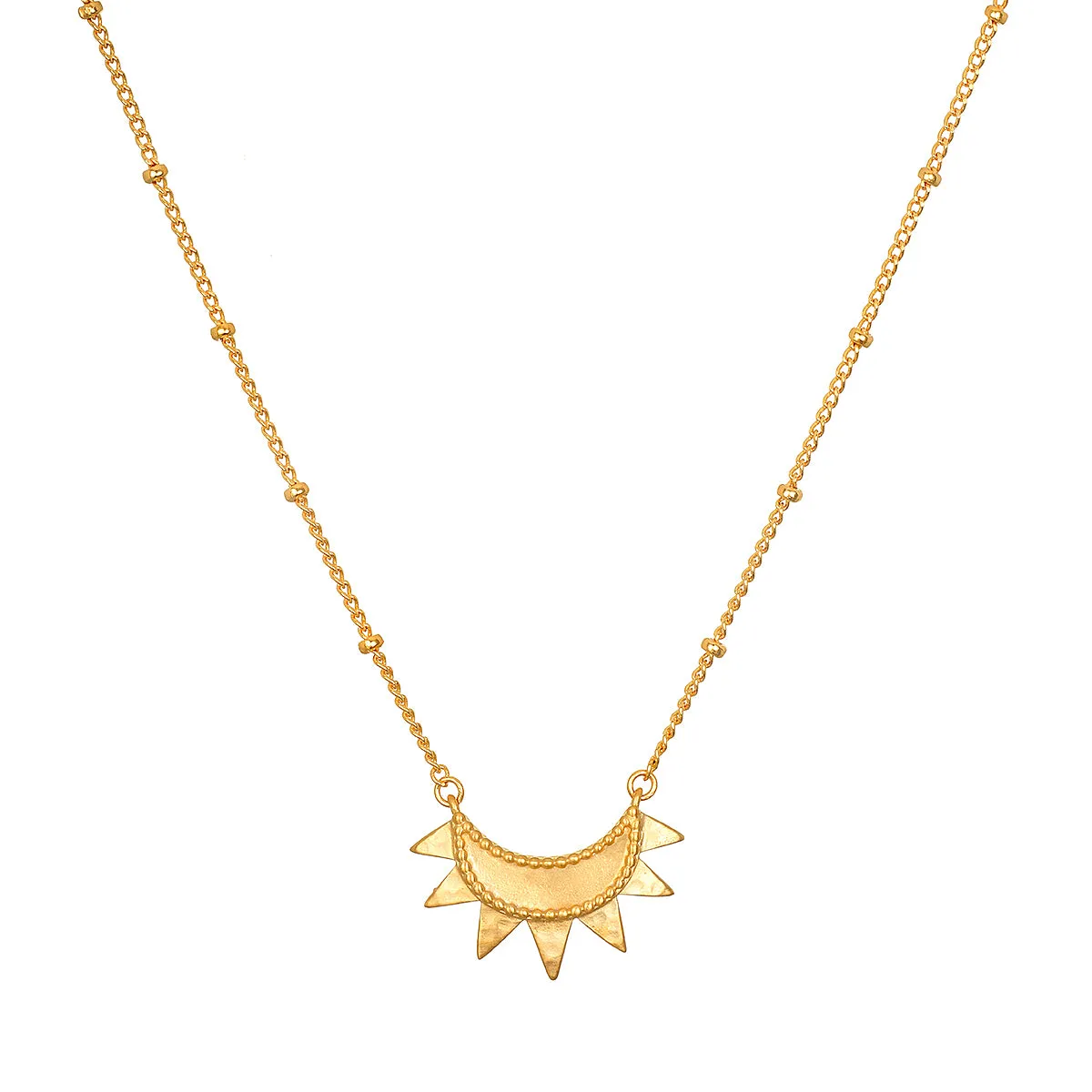 Emergence Gold Sunburst Necklace