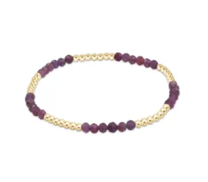 enewton Blissful Pattern 2.5mm Bead Bracelet - Ruby