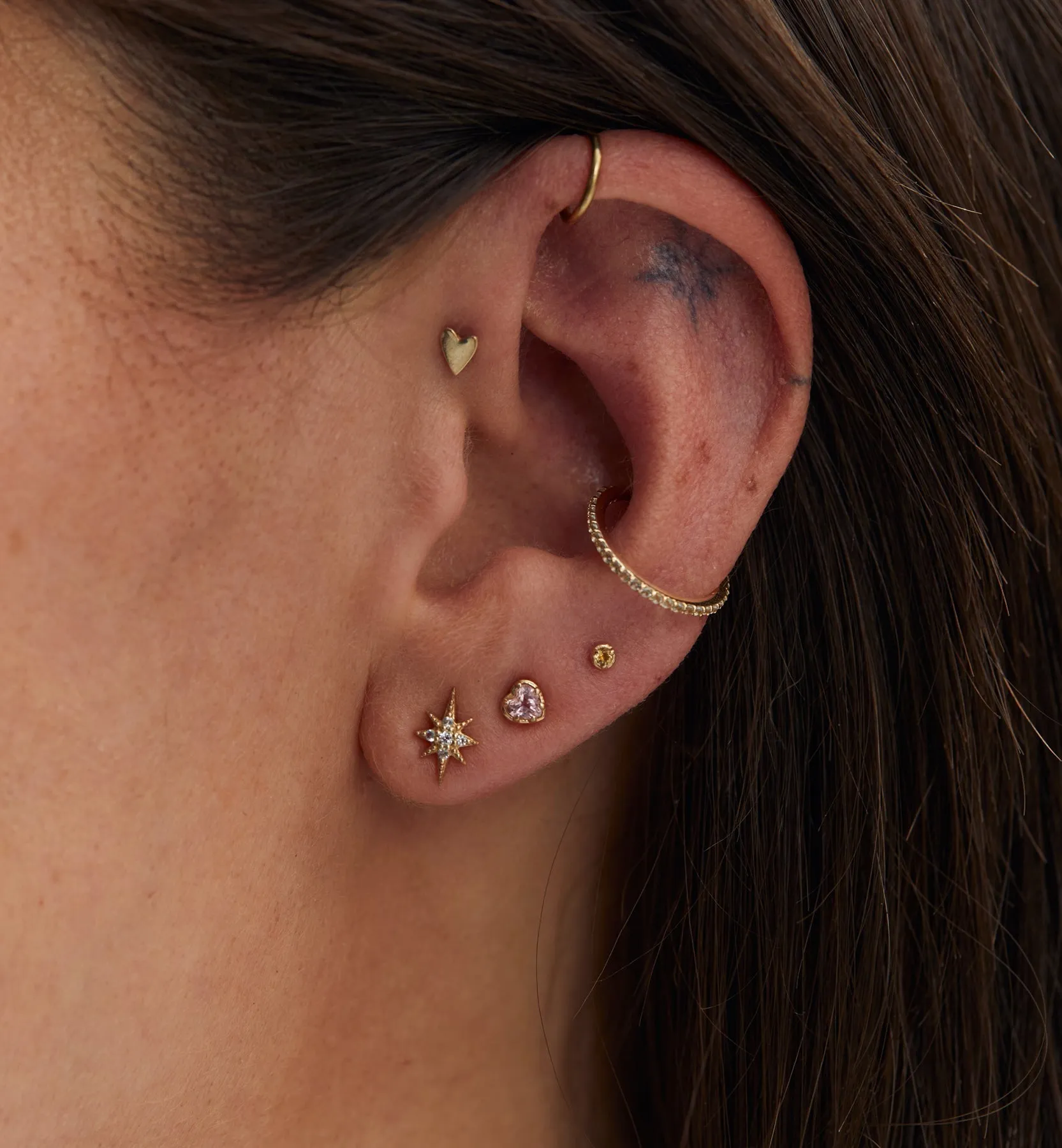 Everlasting Fairytale Helix Piercing 14K