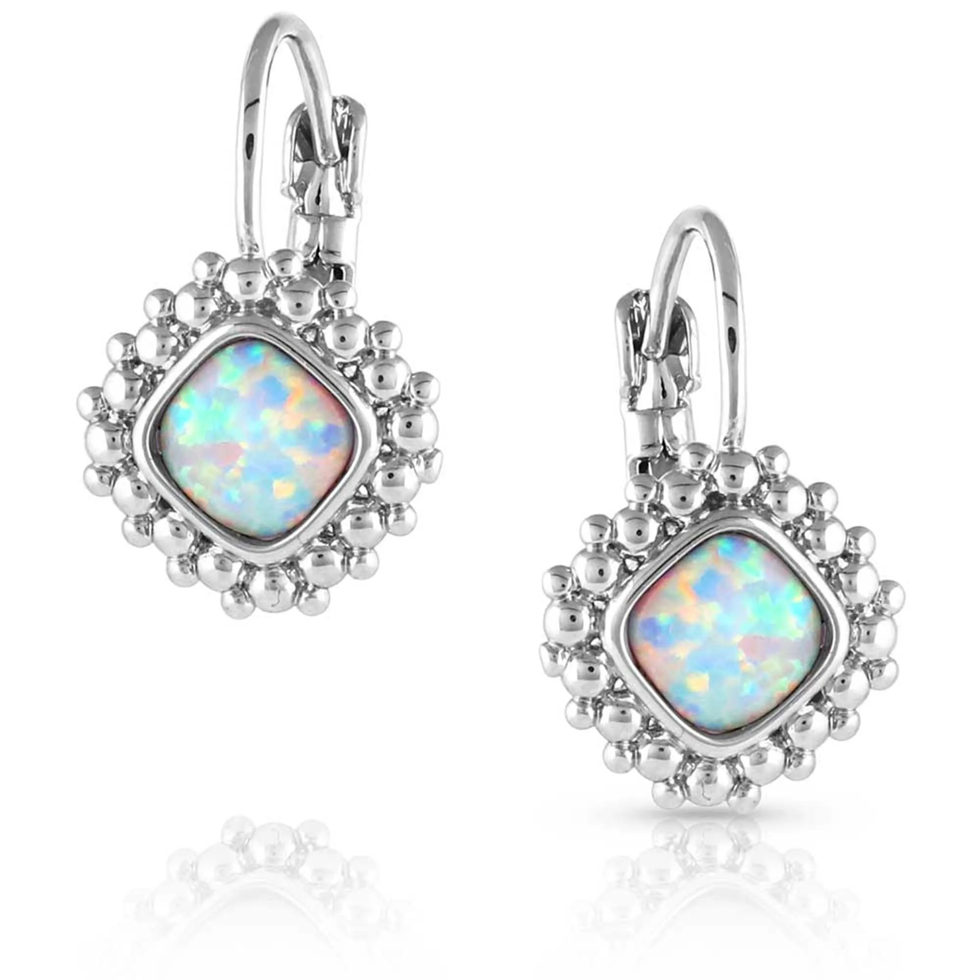 Glacial Lake Opal Earrings