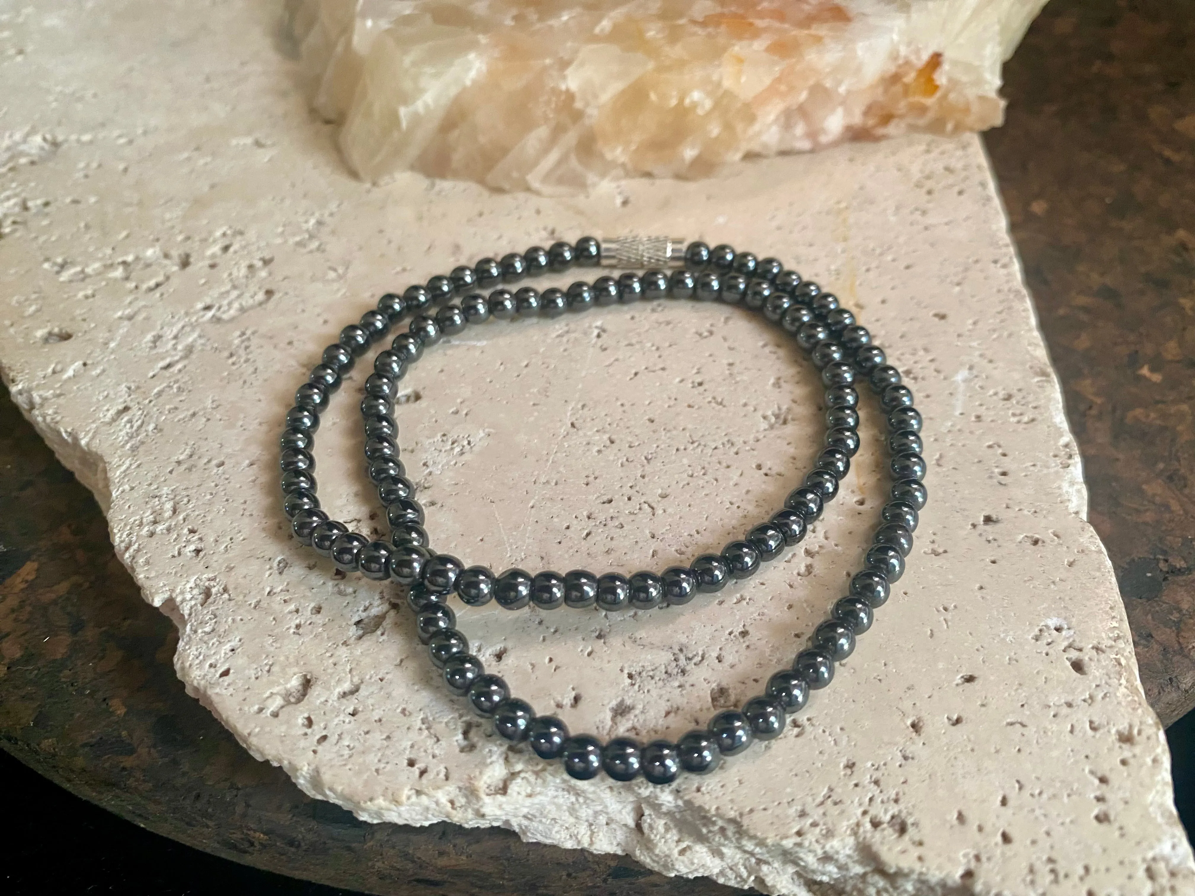 Haematite Choker Necklace