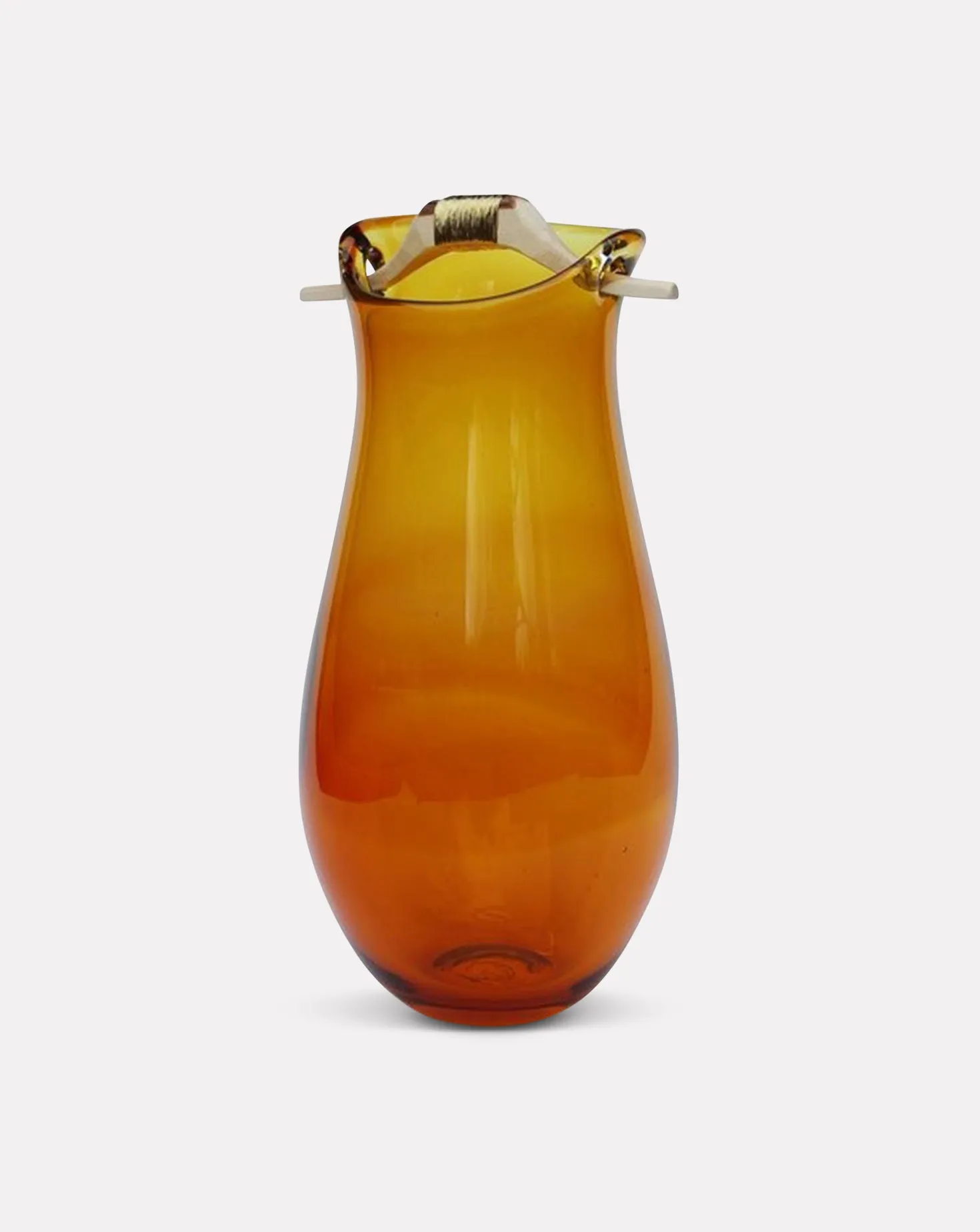 Heiki Blue Aurora Amber Vase