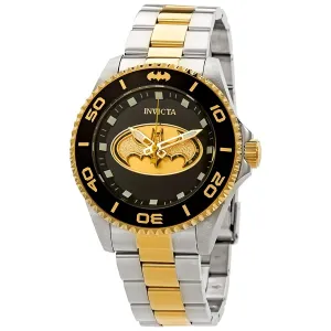 Invicta DC Comics Batman Black Dial Two-tone Men's Watch 29697