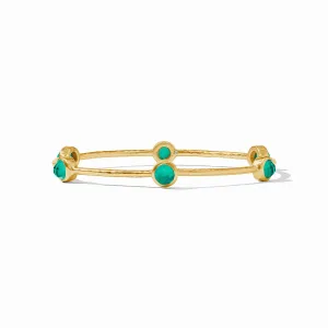 Julie Vos Milano Lux Bangle - Iridescent Emerald