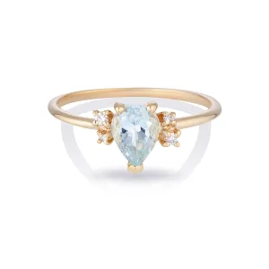 Lilah II | aquamarine & diamonds