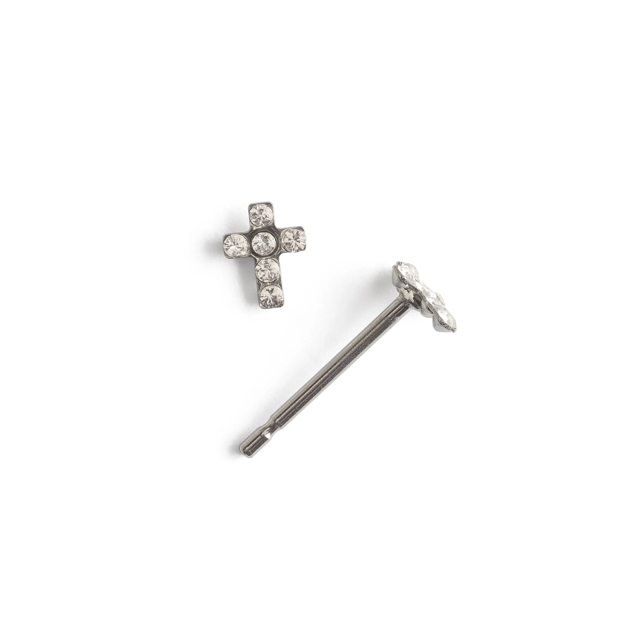 Mini Cross Stud Earrings