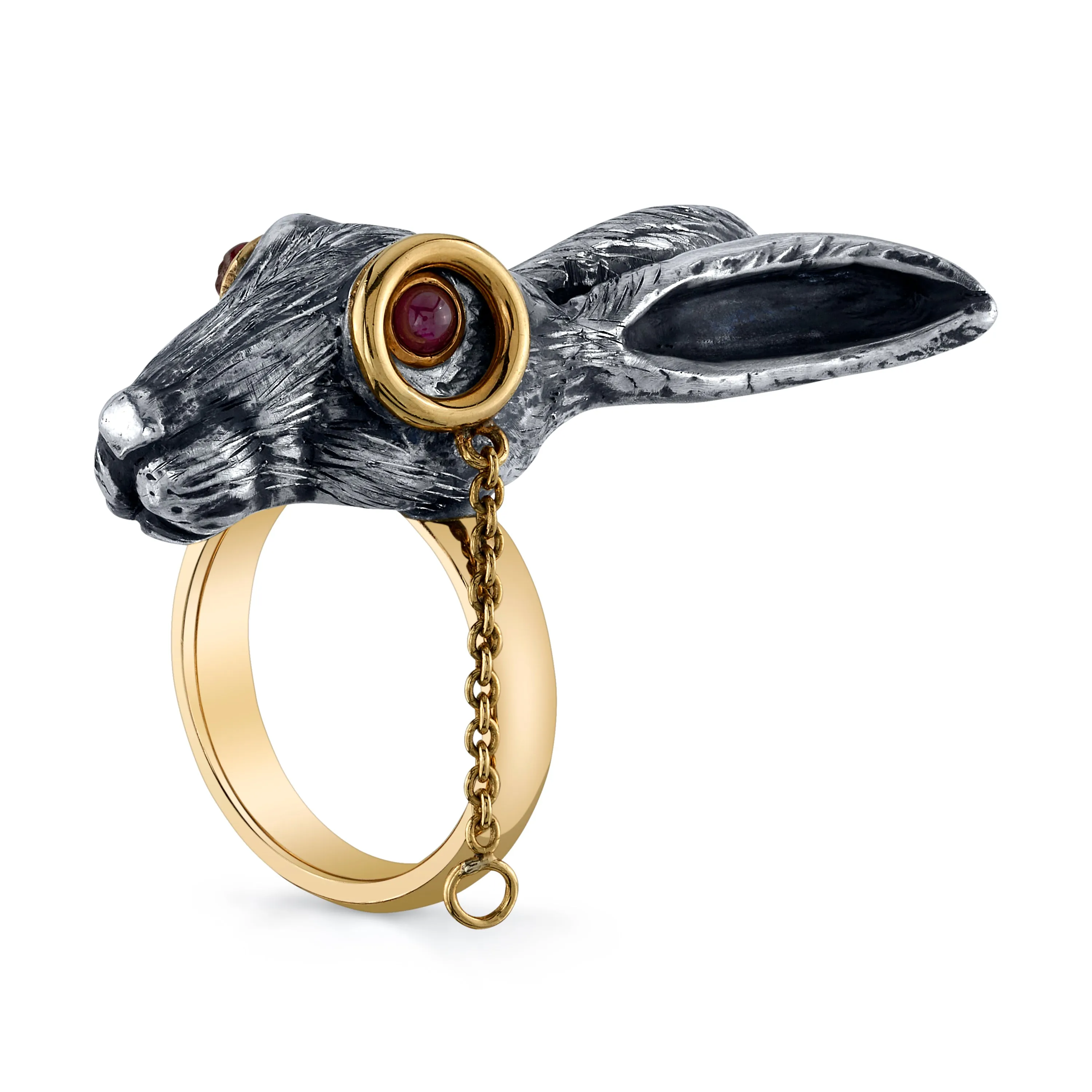 Monocle Rabbit Ring