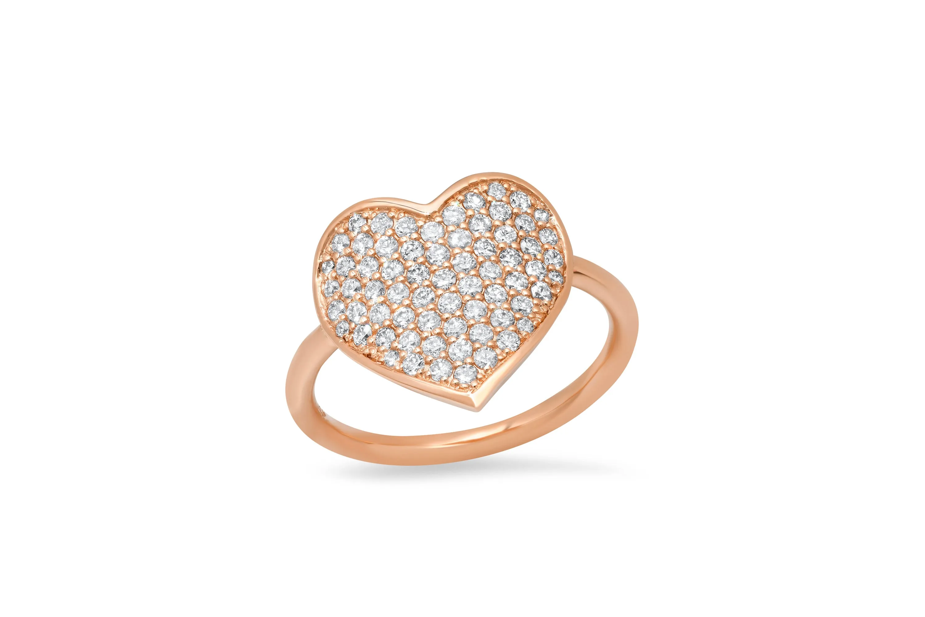 MS X SRJ Large Diamond Heart Ring