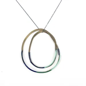 Olivia de Soria Necklace: Double Hoop