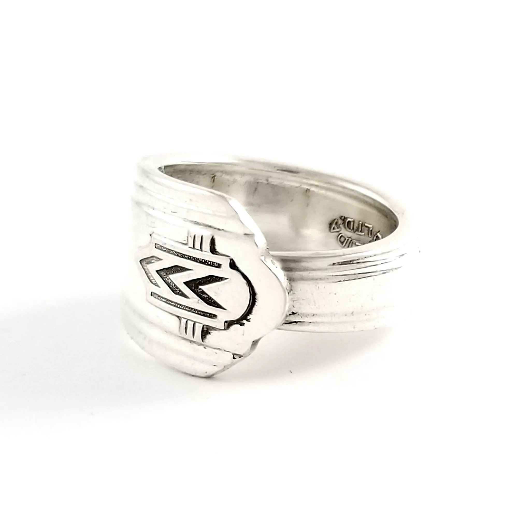 Oneida Chevron Spoon Ring