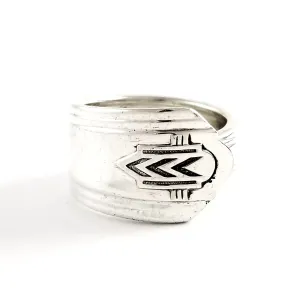 Oneida Chevron Spoon Ring