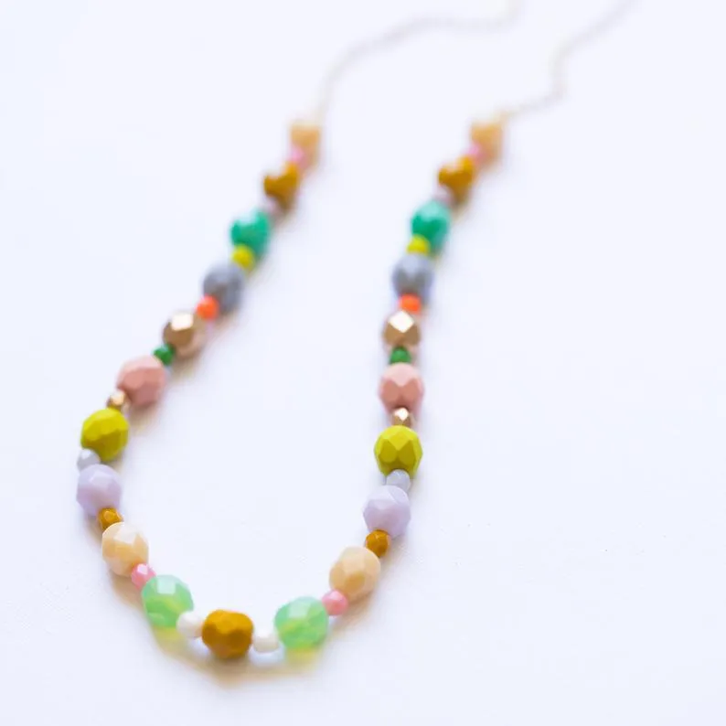 Pastel Bead Necklace