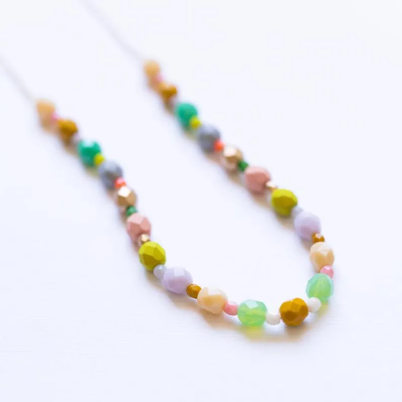 Pastel Bead Necklace