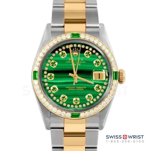 Rolex Date 34mm | 1500-TT-MLC-STRE-4EMD-OYS