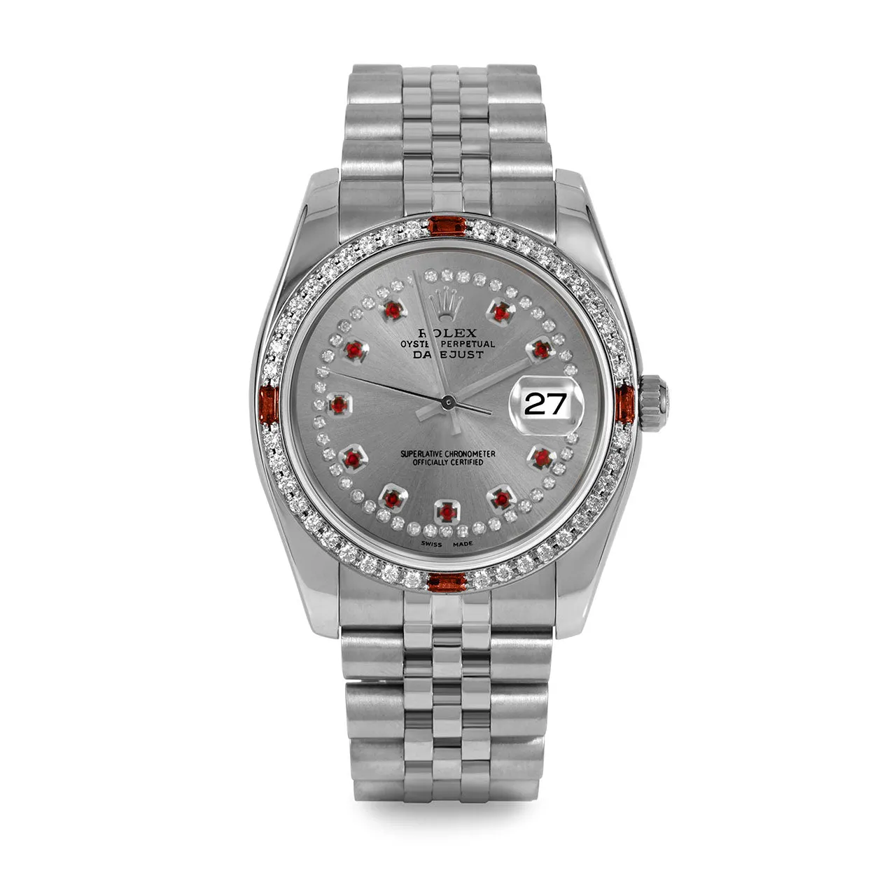 Rolex Datejust 36mm | 116234-SLT-STRR-4RBY-JBL