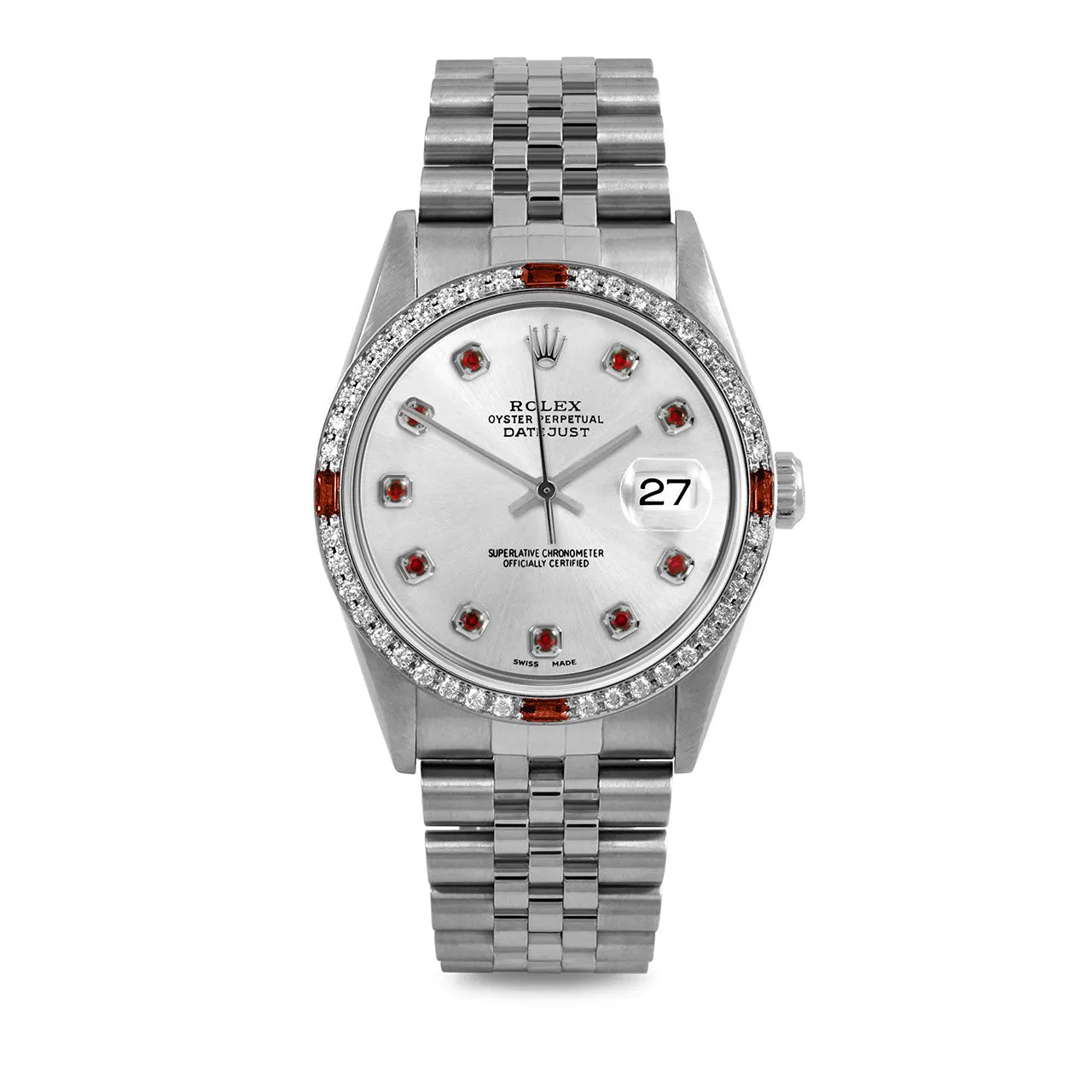 Rolex Datejust 36mm | 16234-SLV-RBY-AM-4RBY-JBL