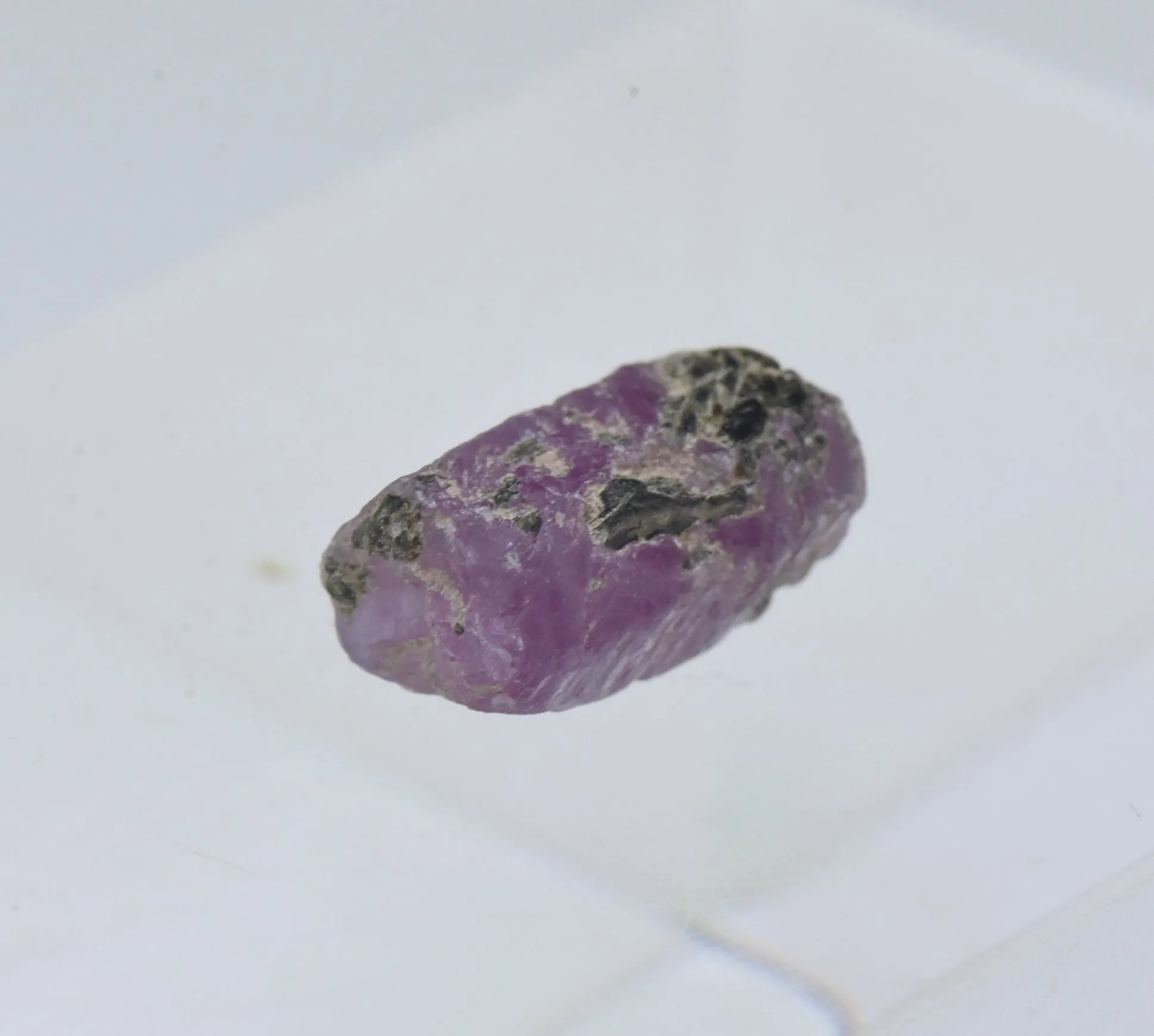 Rough Guinea Ruby Crystal Mineral Specimen - 1.8g