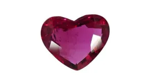 Ruby, Heart, Thailand 2.25ct