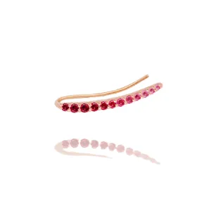 Ruby Ocean Tide Earring