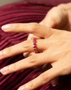 Ruby Shape Ring