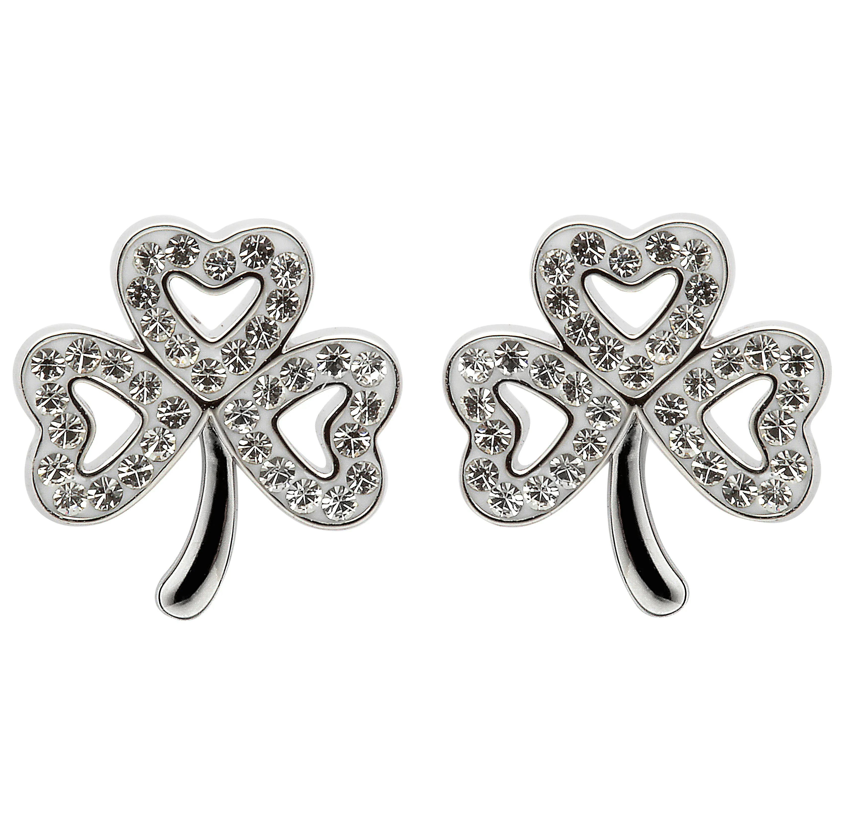 Shamrock Stud Earrings