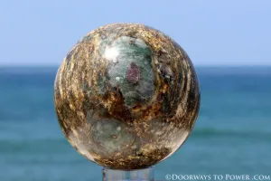 Stunning  3.5" Emerald Sphere A    Top Quality