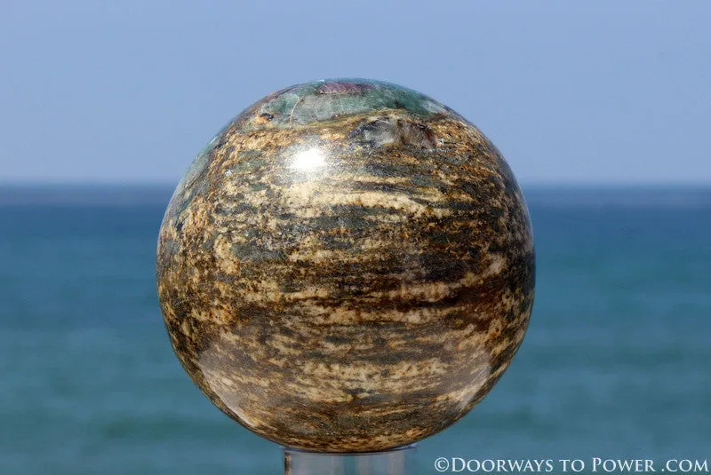 Stunning  3.5" Emerald Sphere A    Top Quality