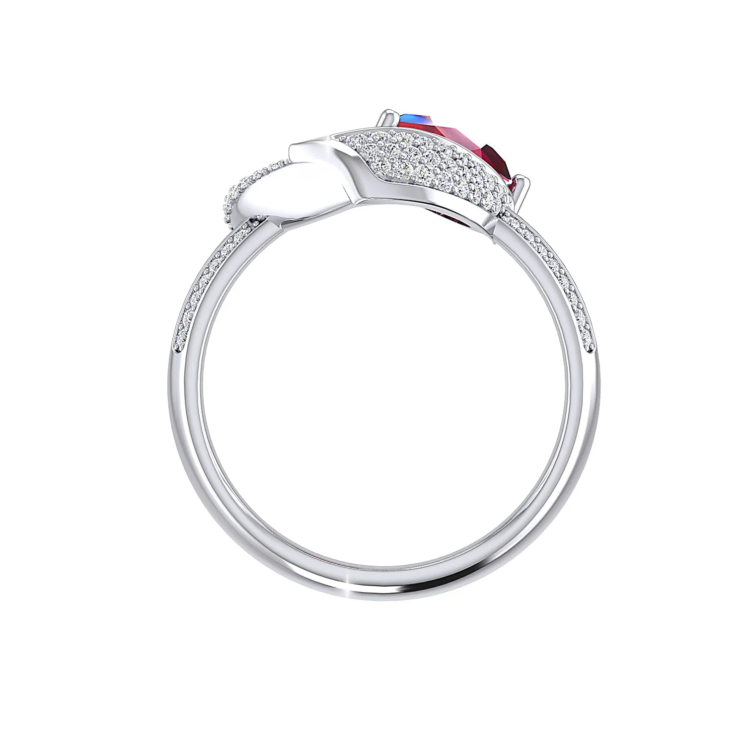 THE RESPLENDENT RUBY LOVE RING