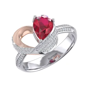 THE RESPLENDENT RUBY LOVE RING